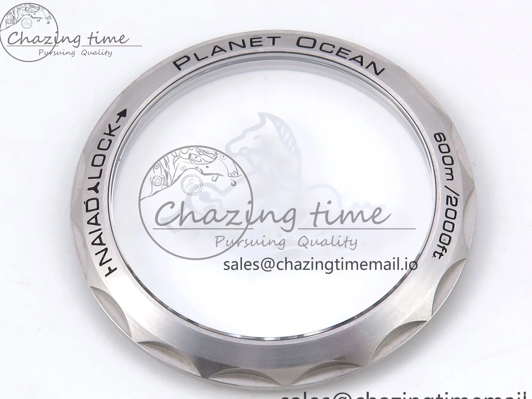 0204 Planet Ocean 43.5mm SS VSF 1:1 Best Edition Brown Bezel Sand Dial on Sand Rubber Strap A8900 Super Clone Neat 7710